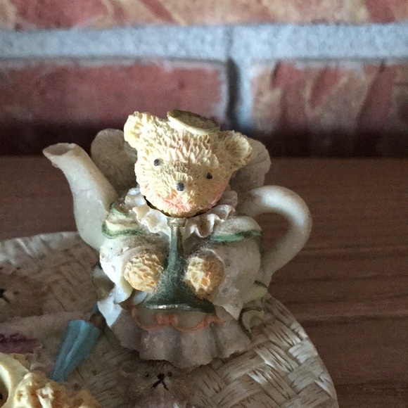 Rare Vintage Teddy Bear Miniature Tea Set - Picture 12 of 12